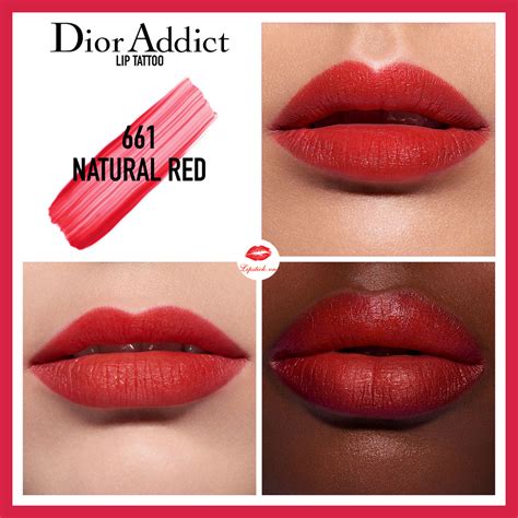 dior addict lip tattoo farben 661 natural red|dior lipstick tattoo.